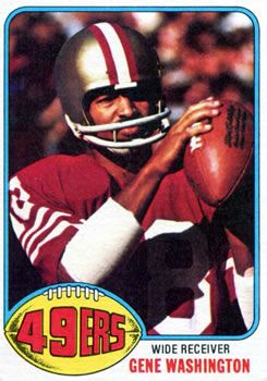 Gene Washington Football Cards