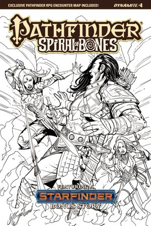 Pathfinder Spiral Of Bones #4 (Cover E 20 Copy Santucci B&w I)