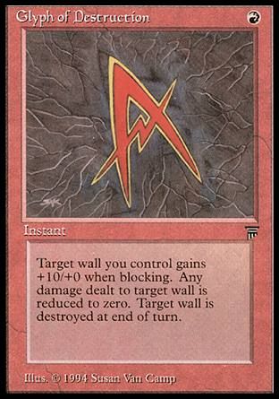 Glyph of Destruction (Legends) Trading Card