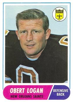 Obert Logan 1968 Topps #4 Sports Card