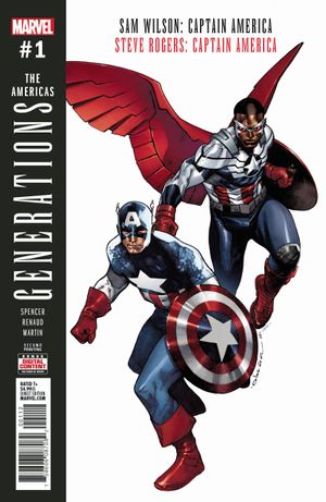 Generations Captain Americas #1 (2nd Printing)