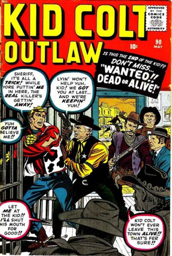 Kid Colt Outlaw #90