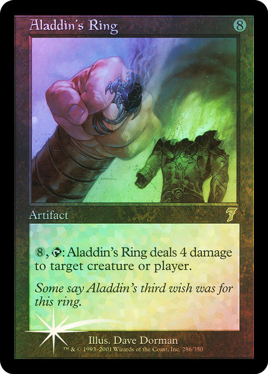 Aladdin's Ring (7th Edition - Foil) Trading Card