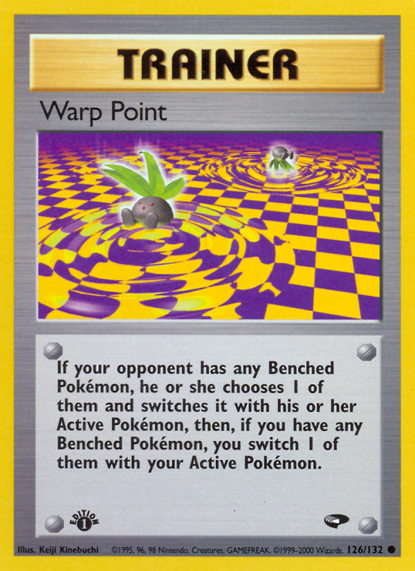 Warp Point (126/132) - Gym Challenge (1st Edition) Pokémon Card