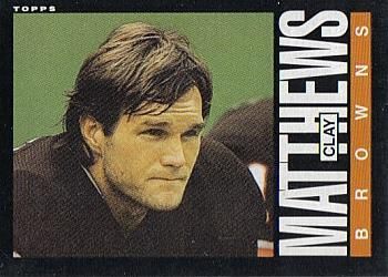 Clay Matthews 1985 Topps #230 Sports Card