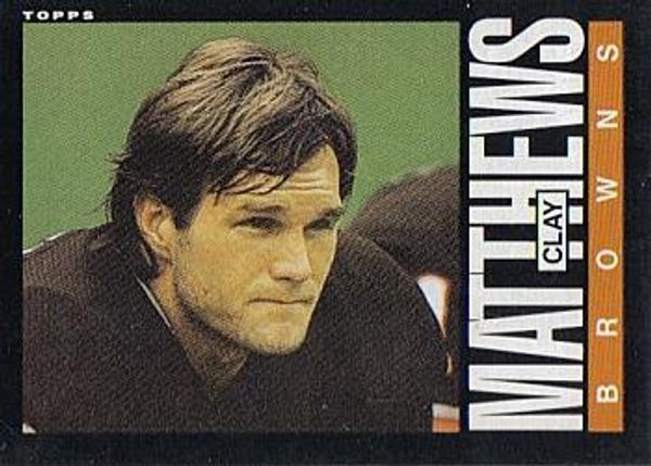 Clay Matthews 1985 Topps #230