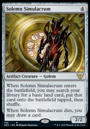 Solemn Simulacrum (Kamigawa Neon Dynasty Commander Decks) Trading Card