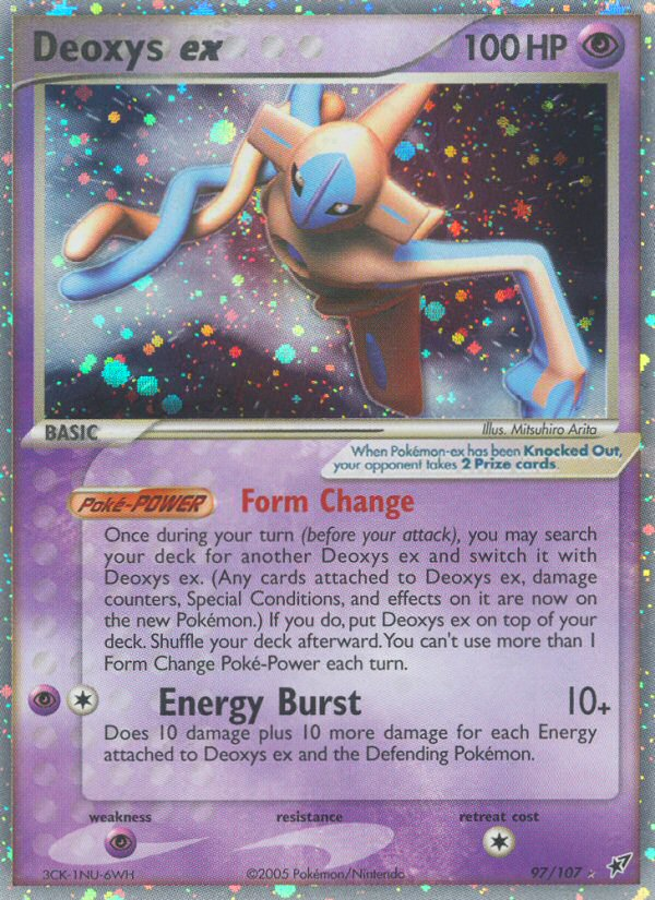 Deoxys ex (97/107) - Deoxys Pokémon Card