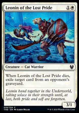 Leonin of the Lost Pride (Theros Beyond Death) Trading Card