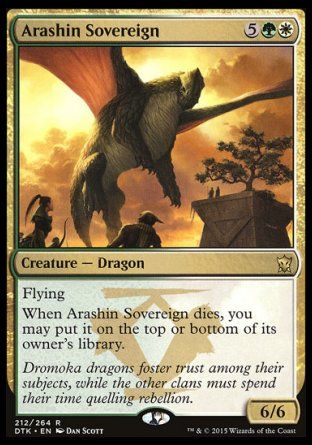 Arashin Sovereign (Dragons of Tarkir) Trading Card