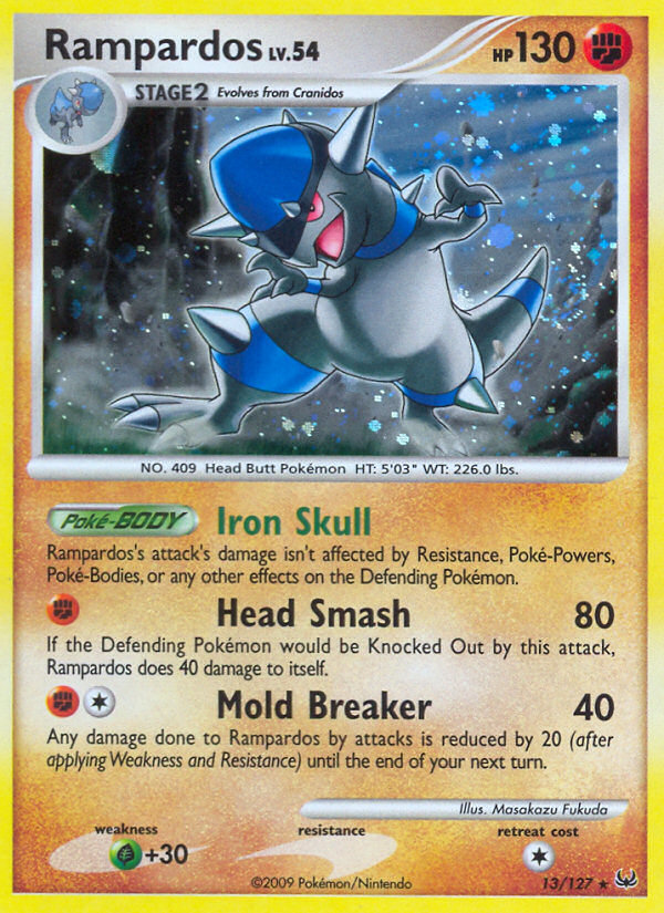 Rampardos (13/127) - Platinum Pokémon Card