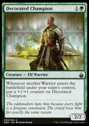 Decorated Champion (Battlebond) Trading Card