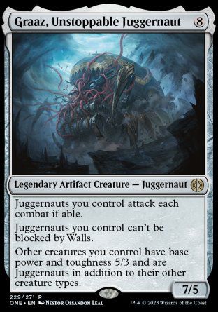 Graaz, Unstoppable Juggernaut (Phyrexia: All Will Be One) Trading Card