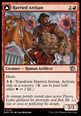 Harried Artisan (March of the Machine) Trading Card