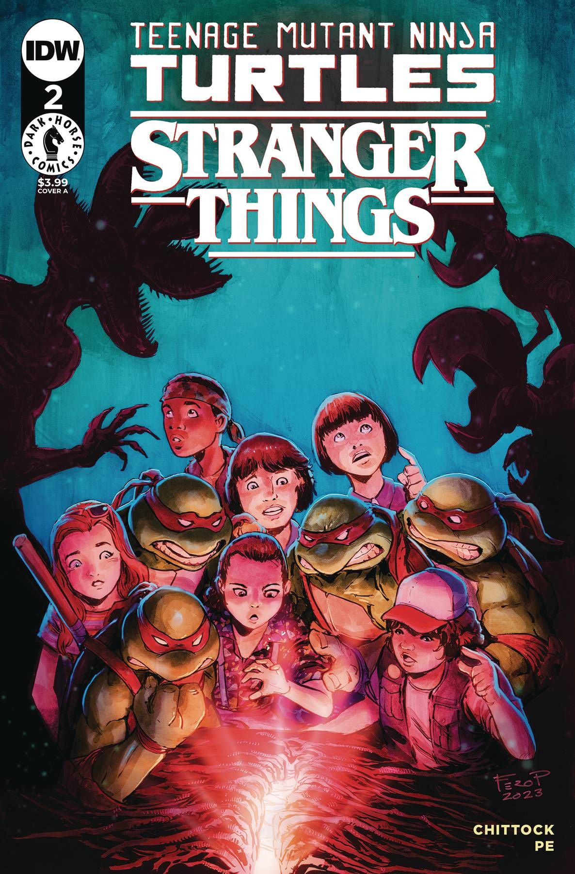 Teenage Mutant Ninja Turtles x Stranger Things #2 Comic