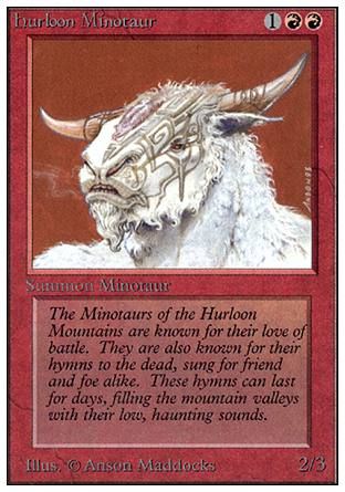 Hurloon Minotaur (Unlimited) Trading Card