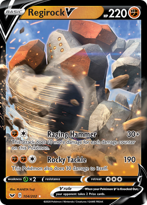 Regirock V (104/202) - Sword & Shield