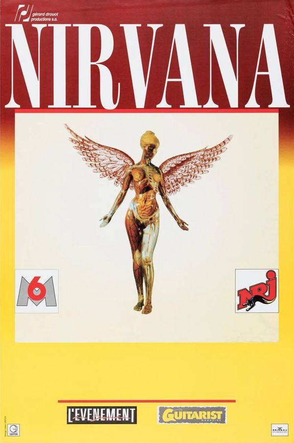 Nirvana French Tour Blank 1994