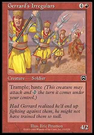 Gerrard's Irregulars (Mercadian Masques) Trading Card