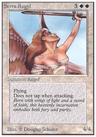 Serra Angel (Unlimited) Trading Card