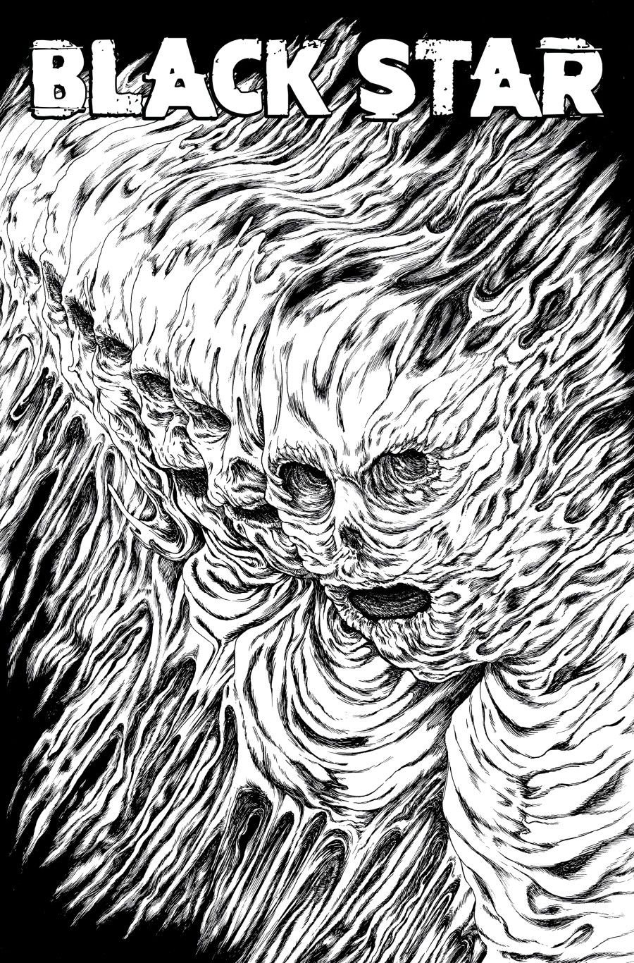 Black Star #2 (Cover D Jenna Cha Black & White Inks Variant) Comic