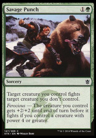 Savage Punch (Khans of Tarkir) Trading Card