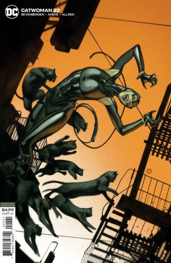 Catwoman #22 (Card Stock J T Tedesco Variant Cover)