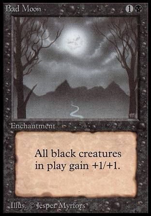 Bad Moon (Beta) Trading Card