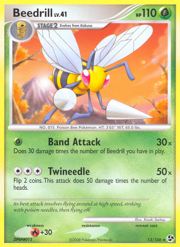 Beedrill (13/106) - Great Encounters Pokémon Card