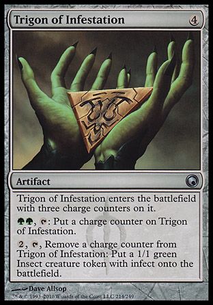 Trigon of Infestation (Scars of Mirrodin) Trading Card