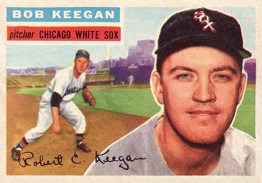 Bob Keegan 1956 Topps #54 Sports Card