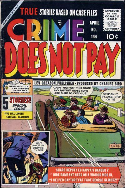 Crime Does Not Pay #144 Comic