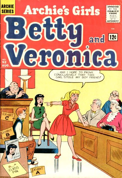 Archie's Girls Betty and Veronica #92 Comic