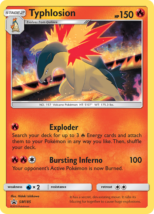 Typhlosion (SM185) - SM Black Star Promos