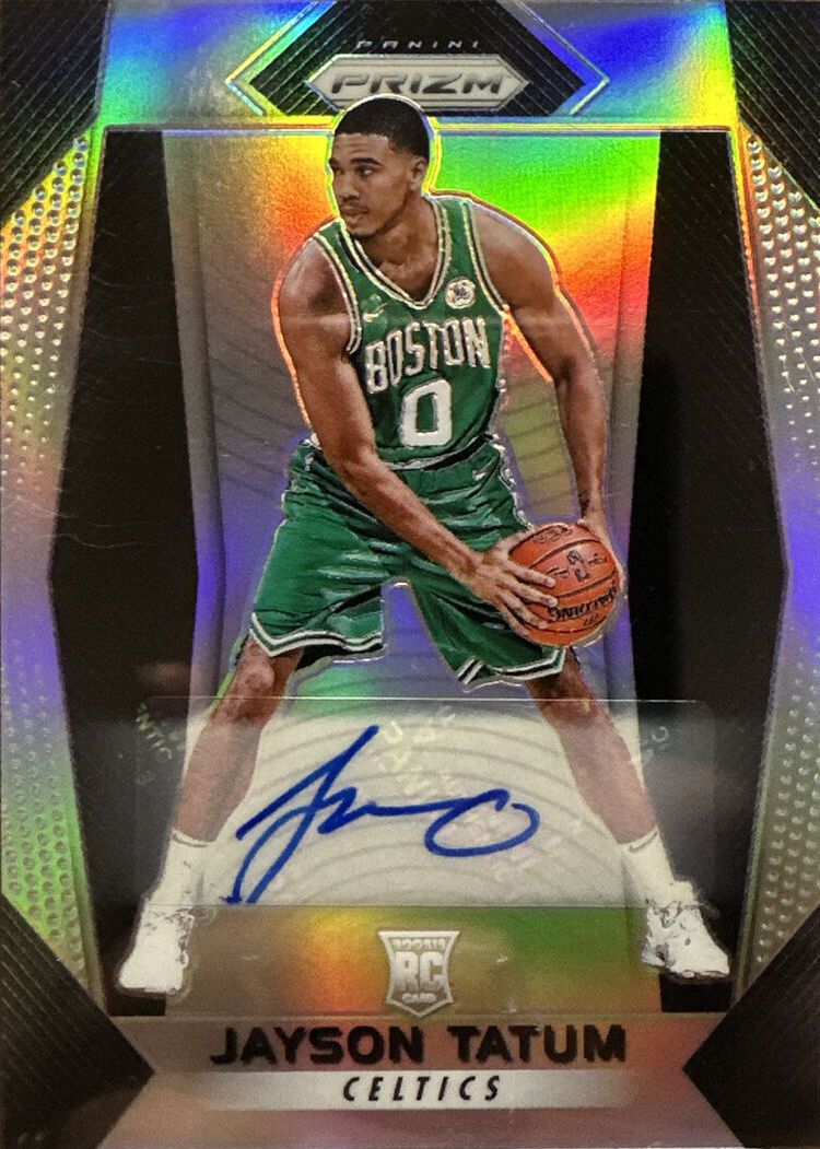 Jayson Tatum Boston Celtics Autographed 2017-18 Panini Prizm