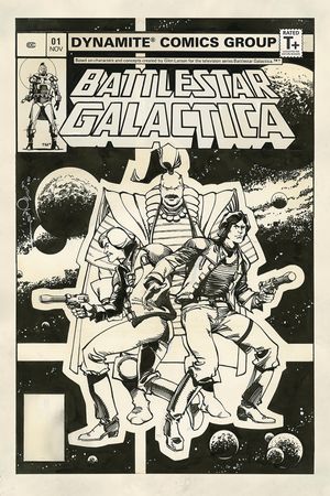 Battlestar Galactica Classic #1 (10 Copy Simonson B&w Cover)