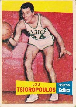 Lou Tsioropoulos 1957 Topps #57 Sports Card