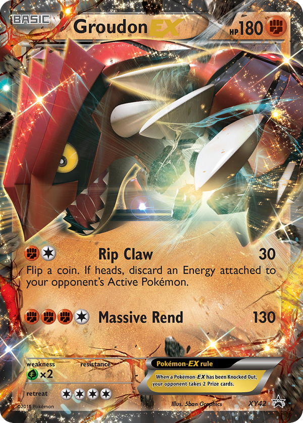 Groudon EX (XY42) - XY Black Star Promos