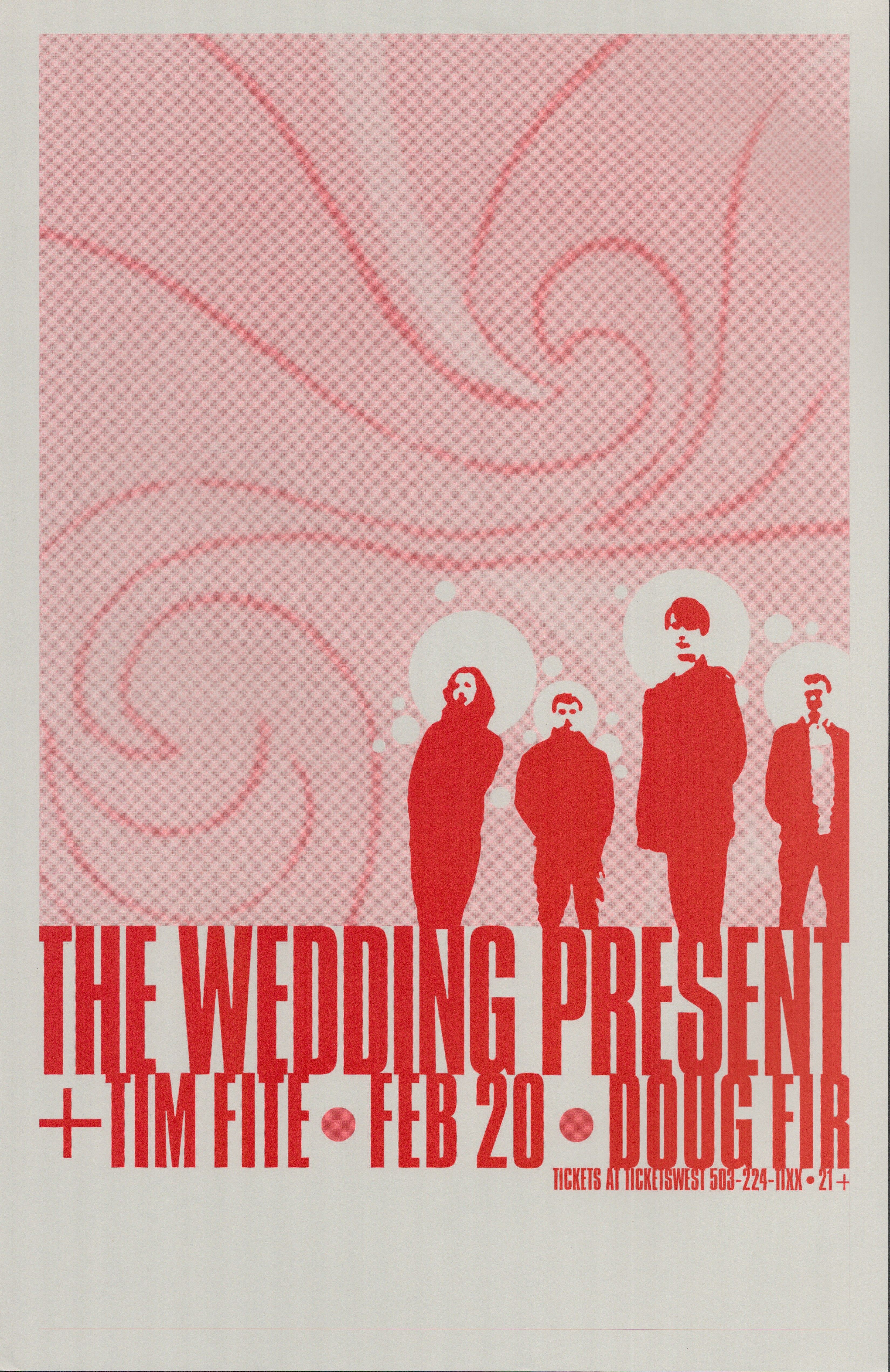 MXP-141.38 Wedding Present Doug Fir 2006 Concert Poster