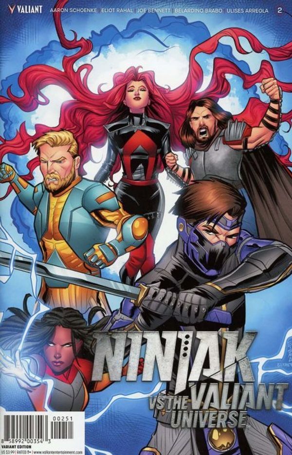 Ninjak vs the Valiant Universe #2 (Eisma Variant)