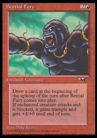 Bestial Fury (Alliances) (Left Facing) Trading Card