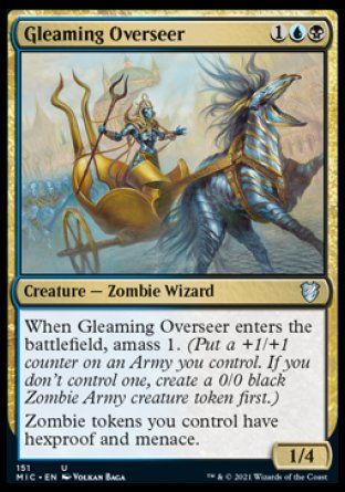 Gleaming Overseer (Innistrad Midnight Hunt Commander Decks) Trading Card