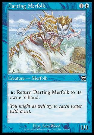 Darting Merfolk (Mercadian Masques) Trading Card