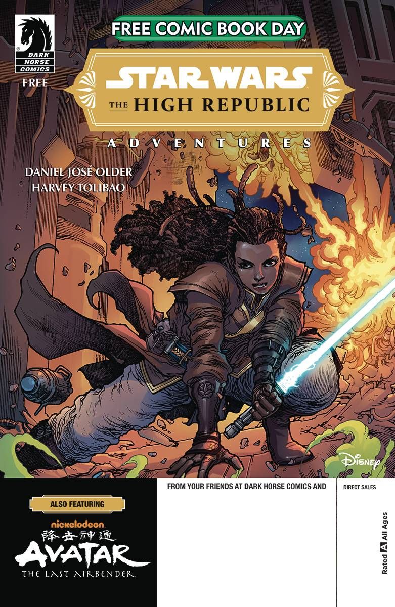 Free Comic Book Day 2023: Star Wars - The High Republic Adventures & Avatar: The Last Airbender Comic