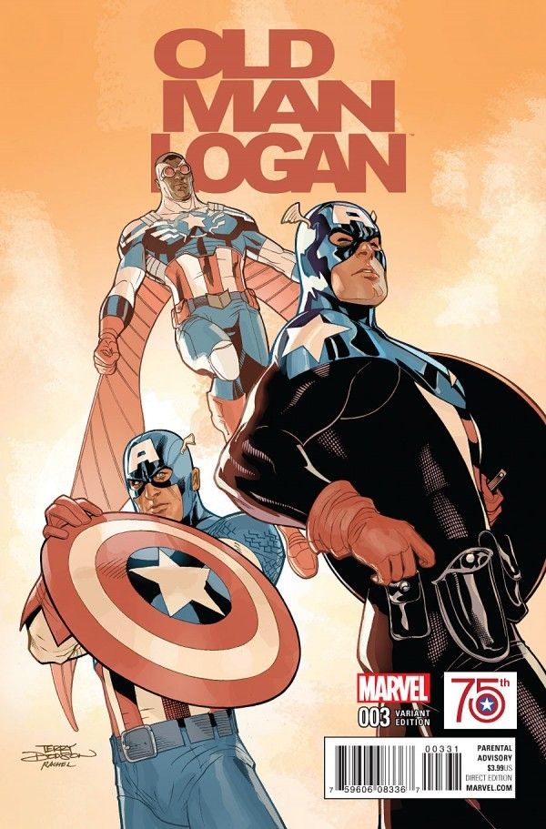 Old Man Logan #3 (Captain America 75th Anniv Variant)