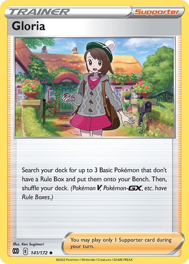 Gloria (Trainer: Supporter) (141/172) - Brilliant Stars Pokémon Card