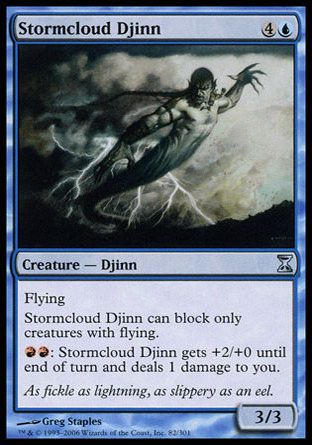 Stormcloud Djinn (Time Spiral) Trading Card