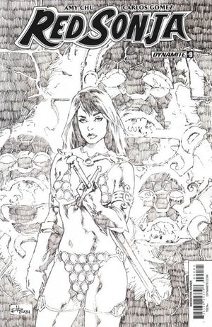 Red Sonja #9 (Cover H 30 Copy Rubi B&w Cover)
