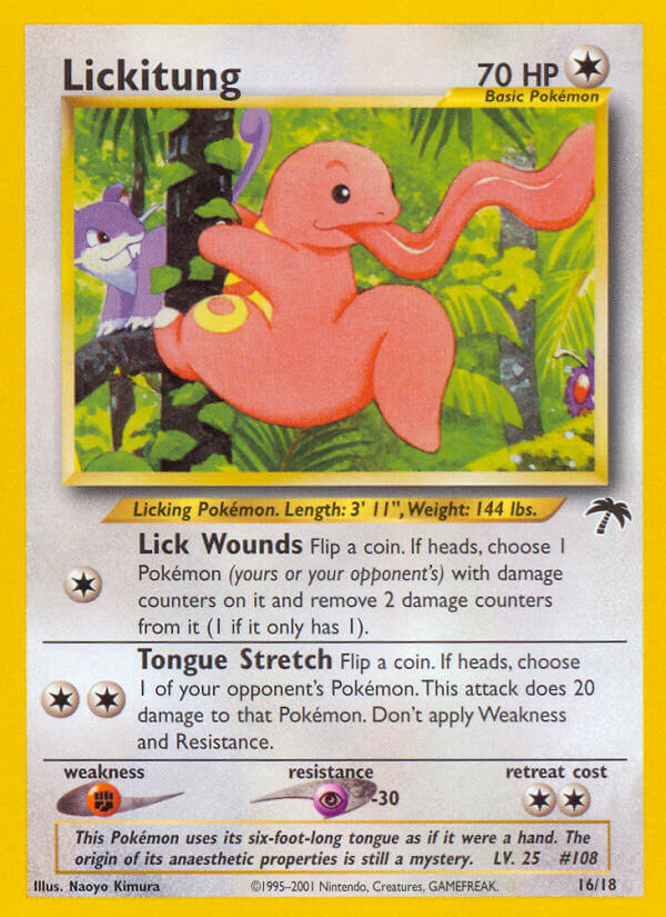 Lickitung (16/18) - Southern Islands Pokémon Card