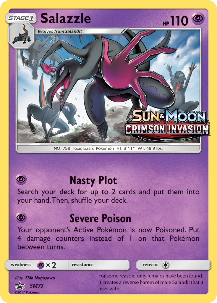 Salazzle (SM73) - SM Black Star Promos Pokémon Card